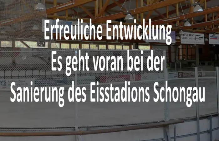 Sanierung des Eisstadions Schongau 2022